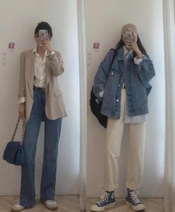 秋季衣服穿搭图片女 秋冬衣服穿搭女图片