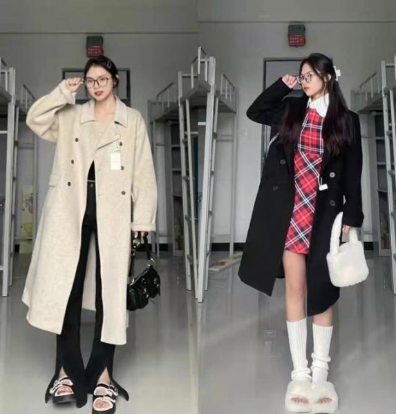 初春大衣怎么穿搭