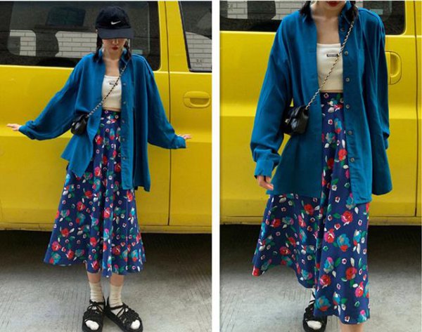 花朵衣服图片大全(带花图案的衣服)