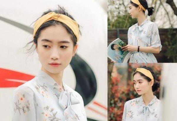 扎头发发型少女感图片