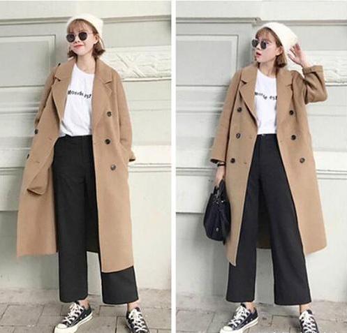 冬季过膝大衣搭配什么衣服？