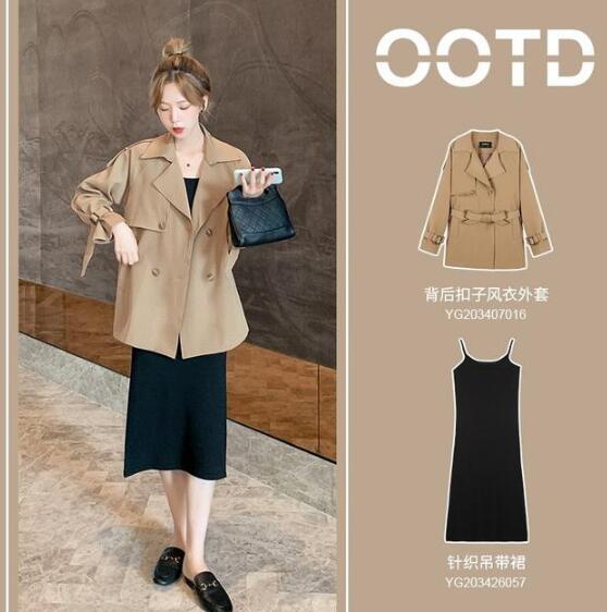 女生西服外套搭配图片