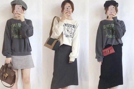 女生秋季衣服搭配图片