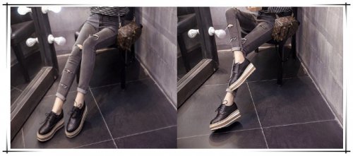 个子矮穿松糕鞋好看吗