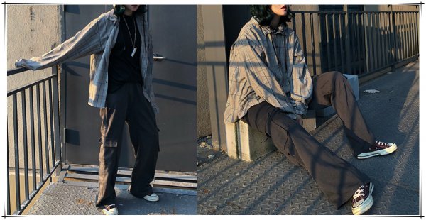 格子衣服的搭配