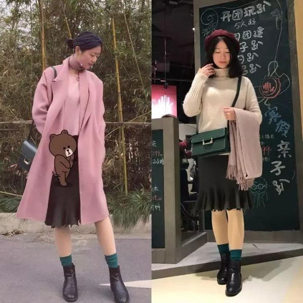 堆堆袜怎么搭配衣服