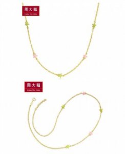 周大福好看的黄金项链款式 高贵时尚的周大福项链款式图片