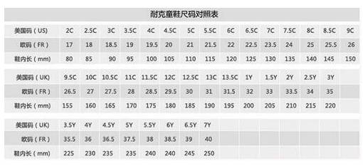 耐克2y是多少码