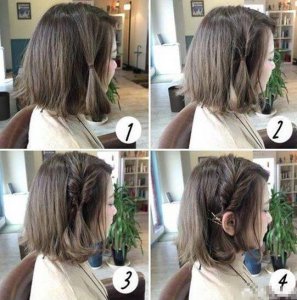 短发编发教程简单好看 短发编发教程简单好看无刘海