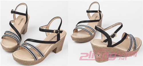 天美意2023夏女凉鞋