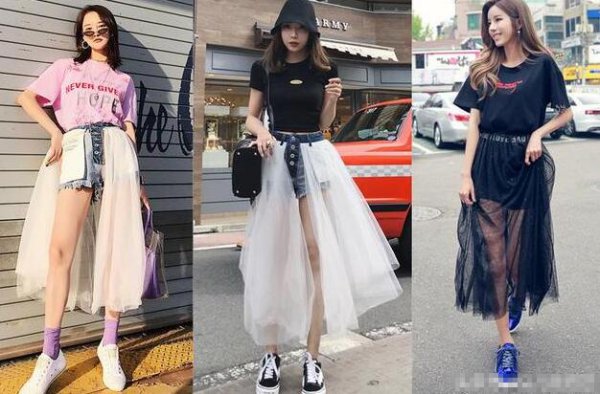 网纱裙搭配什么衣服好看