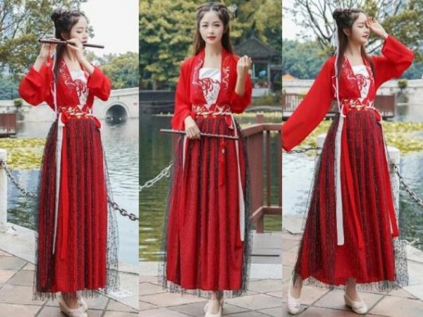 中国风元素服装设计图片