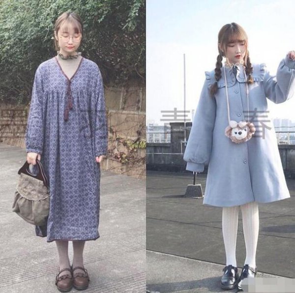 女生日系穿衣风格图片
