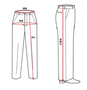 裤子尺码对照表表男身高 正确的测腰围尺码方法
