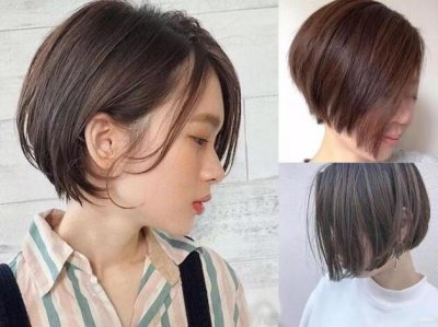 显瘦 短发 显瘦的短发发型图片