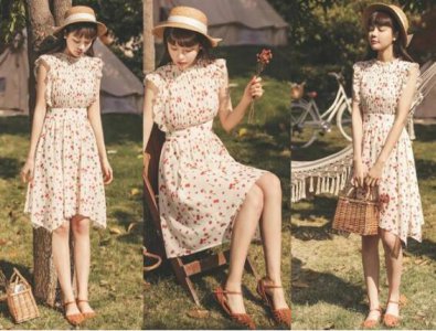 碎花连衣裙如何搭配 小碎花连衣裙怎么搭配？