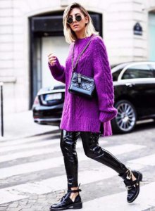 紫色毛衣配什么好看 紫色毛衣怎么搭配好看？