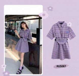 淡紫色穿搭 紫色穿搭图片大全