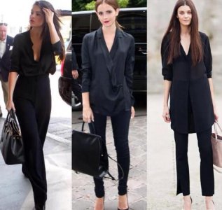 黑衬衫白裤子配什么鞋 黑衬衫配什么裤子和鞋子