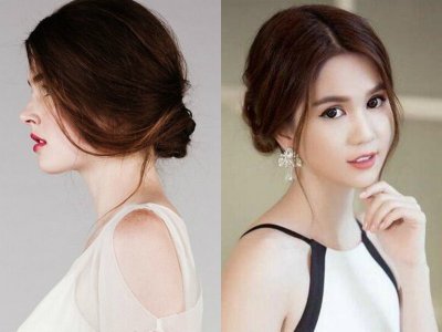 气质盘发发型图片步骤 轻松几步变身优雅淑女！