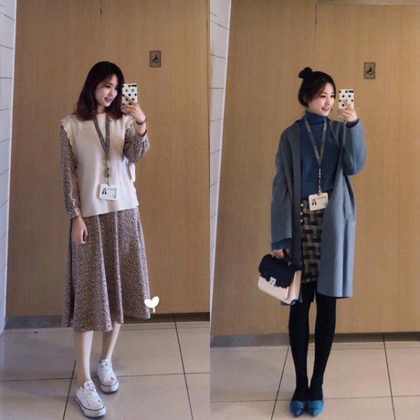 甜美淑女风格衣服搭配
