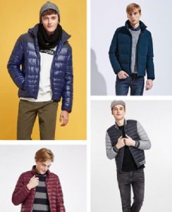 班尼路羽绒外套 保暖首选班尼路羽绒服男装