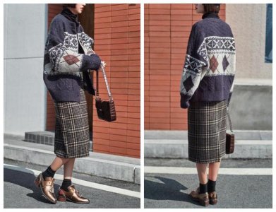 冬季女性时尚穿搭 冬季流行女装穿搭图片