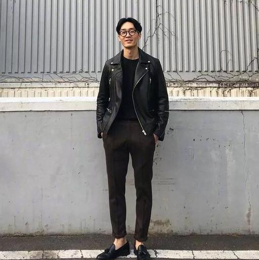 男士机车风怎么穿搭