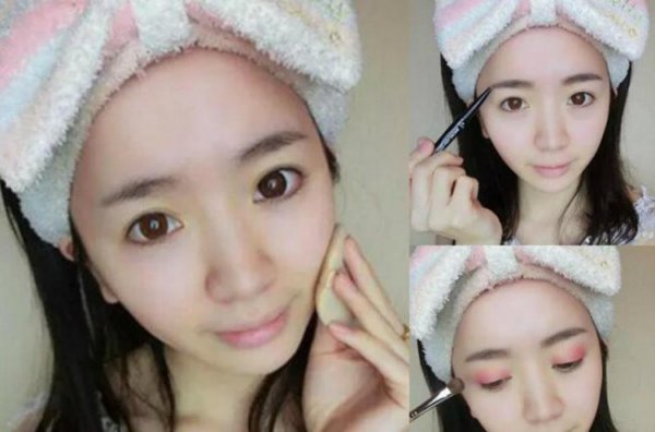 韩式短发新娘妆的画法