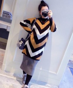 孕妇长款毛衣怎么搭配 孕妇装图片连衣裙短袖