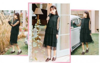 黑纱网裙配什么衣服好? 黑色网纱连衣裙配什么鞋子？