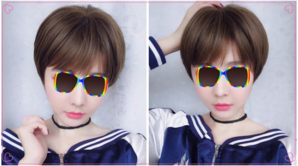 女生短层次碎发发型图片