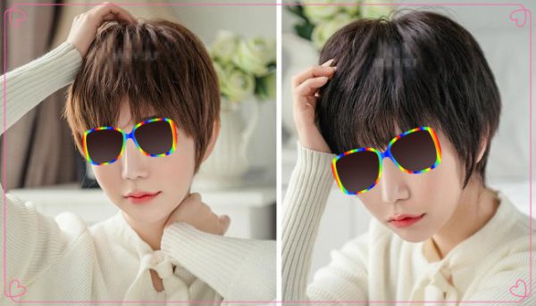 女生短层次碎发发型图片