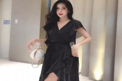 开叉裙怎么搭配图片 开叉长裙的搭配图片