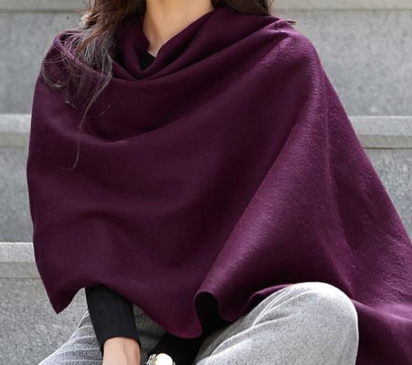 羊绒围巾的各种围法女