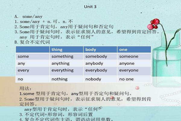 any和many的区别及用法