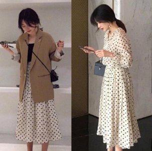 波点裙怎么搭配上衣 波点连衣裙配什么鞋子和外套