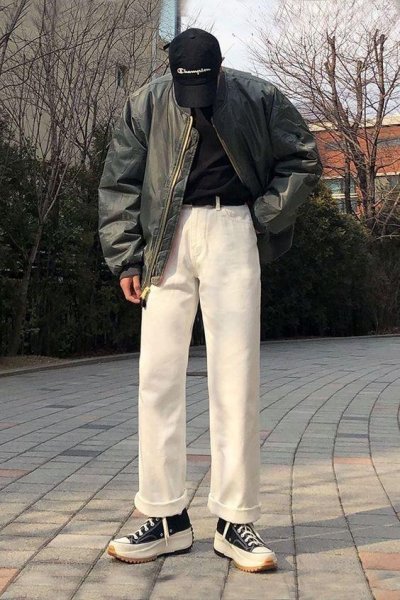 高腰裤怎么穿不显老