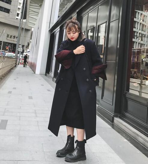 冬季微胖女生服装搭配技巧