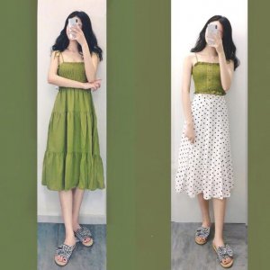 彩色系裙子搭配图片 裙子颜色搭配表及效果图片