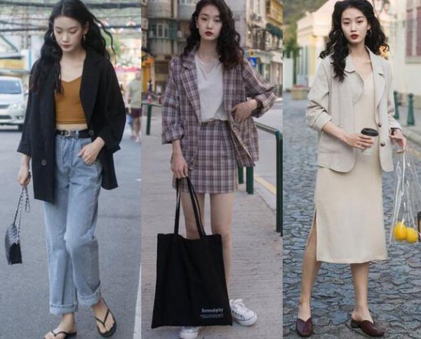 港风衣服搭配图片女