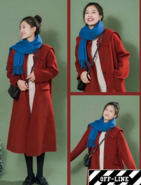 红色大衣怎样搭配洋气？
