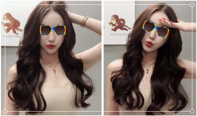 2023年慵懒中长款卷发图片 随性又不失时髦感