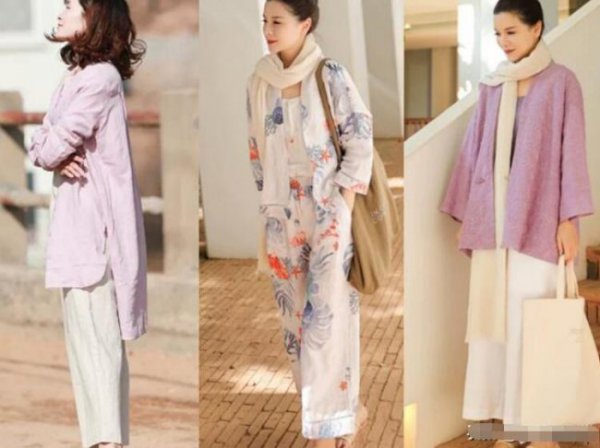 喜欢穿棉麻衣服的女人