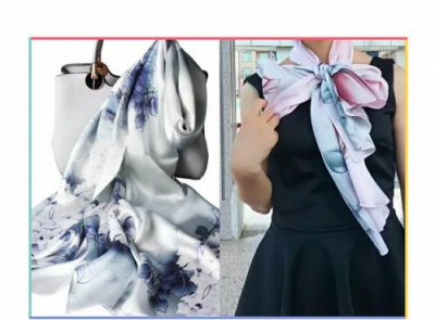时尚优雅丝巾 为你增姿添彩 丝巾的点缀