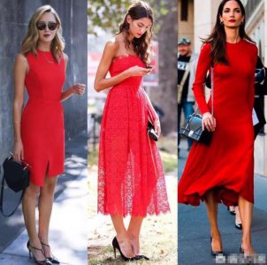 红色裙子配什么颜色的鞋好看 红色连衣裙配什么颜色鞋子好看