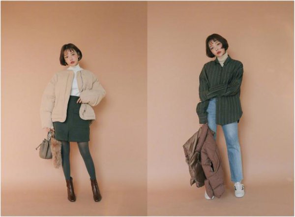 小个子女生冬季穿衣技巧