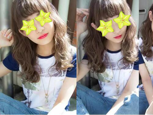 轻盈中长斜刘海梨花头——充满女人味的发型
