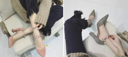 腿粗穿细高跟鞋好看吗