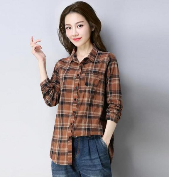 格子衣服怎么搭配图片